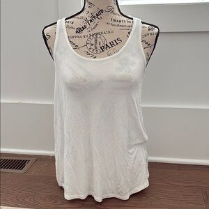 Zenana Outfitters Cream Relaxed Tank Top